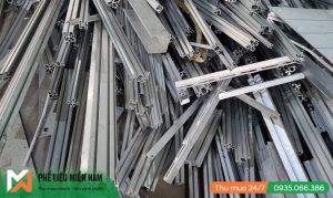 Thu mua phế liệu Nhôm thanh, nhôm đặc nguyên chất, nhôm đà