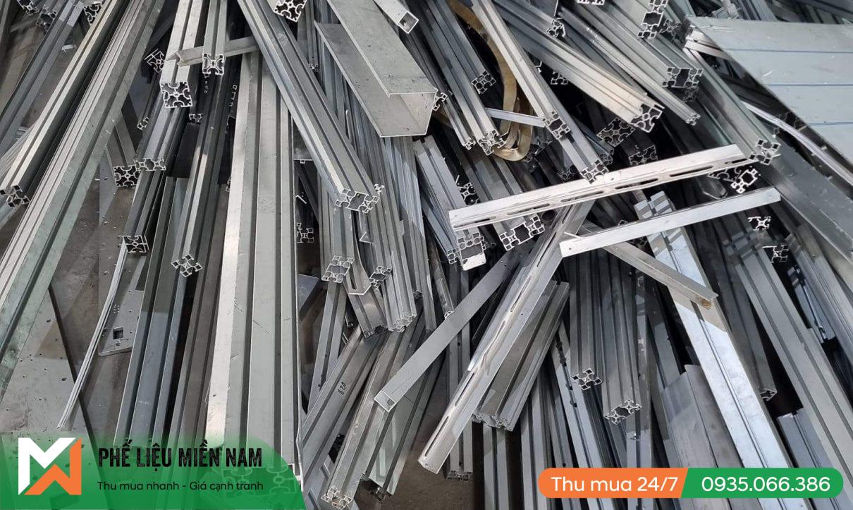 Thu mua phế liệu Nhôm thanh, nhôm đặc nguyên chất, nhôm đà 1 Thu mua phế liệu Nhôm thanh, nhôm đặc nguyên chất, nhôm đà